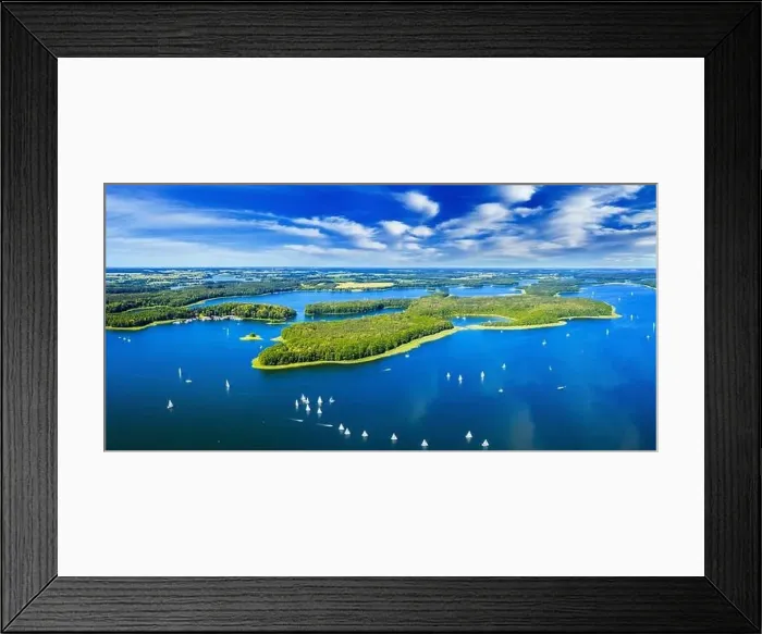 Framed Print : Masuria - the land of a thousand lakes Framed Print : Masuria - the land of a thousand lakes