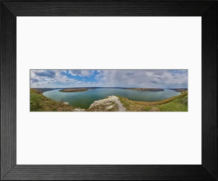 Framed Print : Awesome morning view from flying drone of Bakotska Bay
