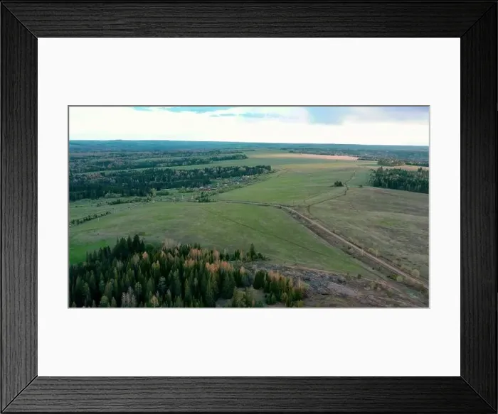 Framed Print : Calm picturesque landscape. Clip Framed Print : Calm picturesque landscape. Clip