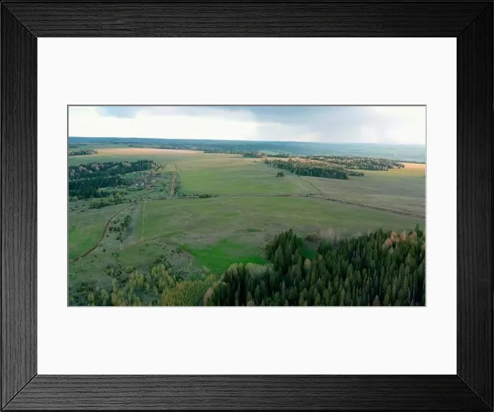 Framed Print : Calm picturesque landscape. Clip Framed Print : Calm picturesque landscape. Clip
