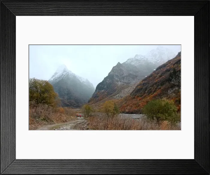 Framed Print : Picturesque dark landscape. Creative Framed Print : Picturesque dark landscape. Creative