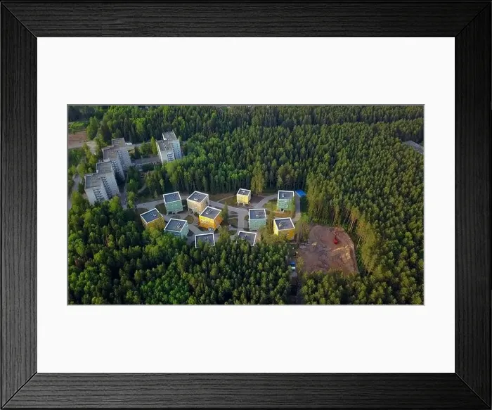 Framed Print : A small area on the edge of the city Framed Print : A small area on the edge of the city
