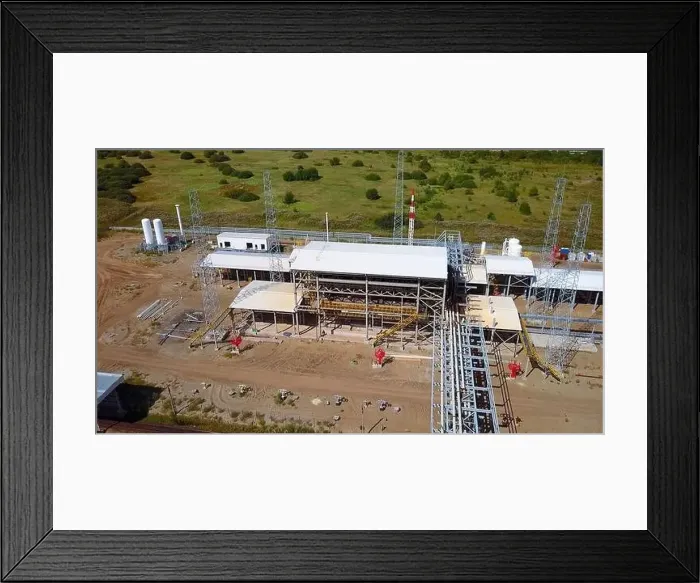 Framed Print : Urban industry from drone. Action Framed Print : Urban industry from drone. Action