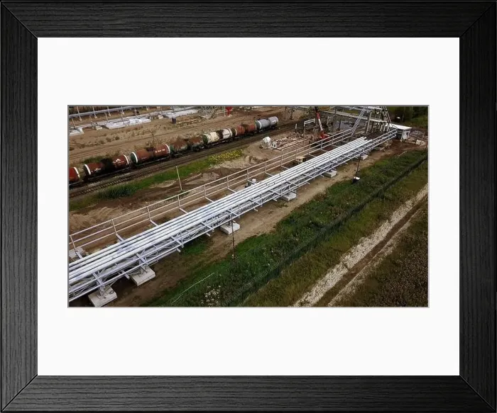Framed Print : Aerial view of the railroad, Clip. Railway train of tanks, concept of logistics and transportation Framed Print : Aerial view of the railroad, Clip. Railway train of tanks, concept of logistics and transportation