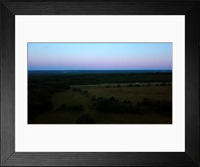 Framed Print : Autumn dawn in the field. Clip Framed Print : Autumn dawn in the field. Clip