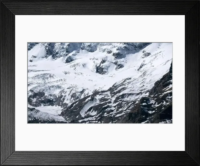 Framed Print : Amazing giant mountain slope. Creative. White mountain peak under the shining sun Framed Print : Amazing giant mountain slope. Creative. White mountain peak under the shining sun