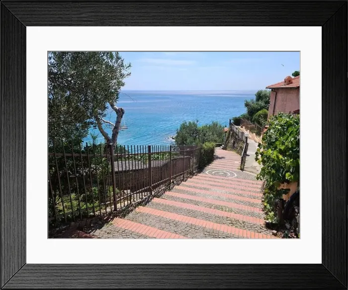 Framed Print : Bergeggi is a quiet Framed Print : Bergeggi is a quiet