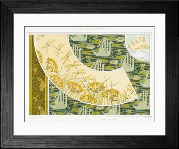 Framed Print : Dragonfly-Swan / Illustration from L'animal dans la decoration (1897) by Maurice Pillard Verneuil Framed Print : Dragonfly-Swan / Illustration from L'animal dans la decoration (1897) by Maurice Pillard Verneuil