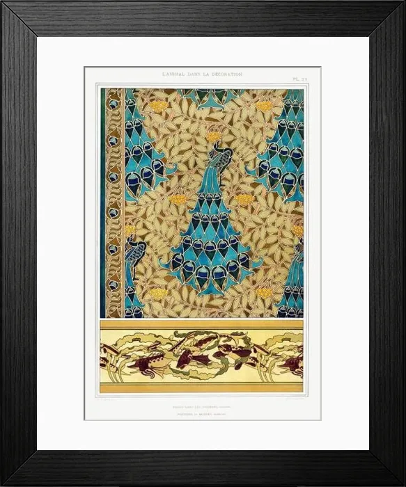 Framed Print : Fish-Peackoc / Illustration from L'animal dans la decoration (1897) by Maurice Pillard Verneuil Framed Print : Fish-Peackoc / Illustration from L'animal dans la decoration (1897) by Maurice Pillard Verneuil