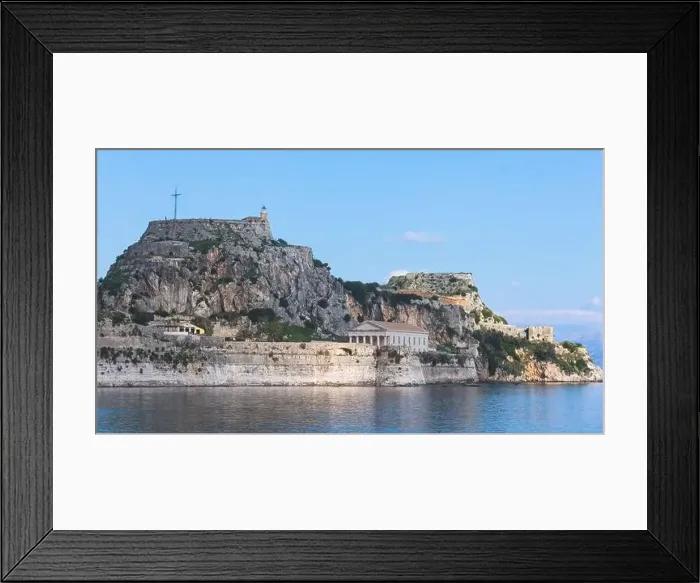 Framed Print : View of Old Venetian Fortress of Corfu Framed Print : View of Old Venetian Fortress of Corfu