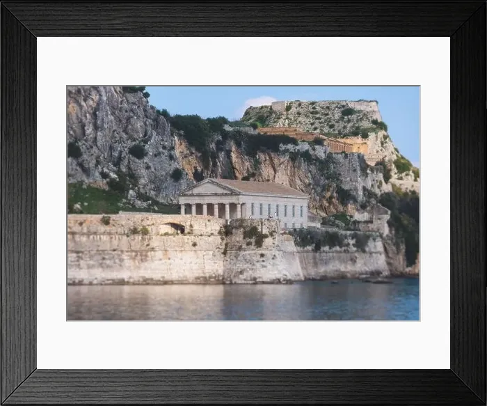 Framed Print : View of Old Venetian Fortress of Corfu Framed Print : View of Old Venetian Fortress of Corfu
