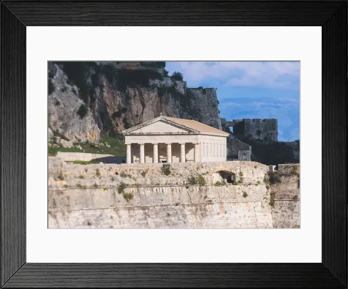 Framed Print : View of Old Venetian Fortress of Corfu Framed Print : View of Old Venetian Fortress of Corfu