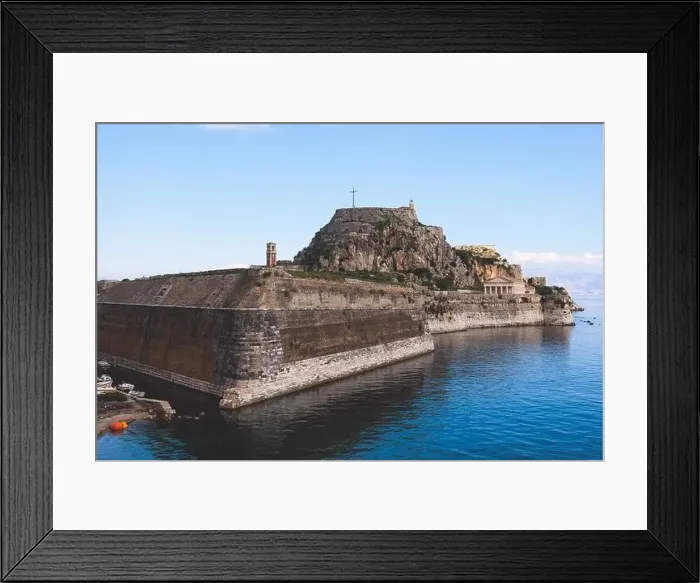 Framed Print : View of Old Venetian Fortress of Corfu Framed Print : View of Old Venetian Fortress of Corfu