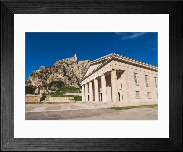 Framed Print : View of Old Venetian Fortress of Corfu Framed Print : View of Old Venetian Fortress of Corfu