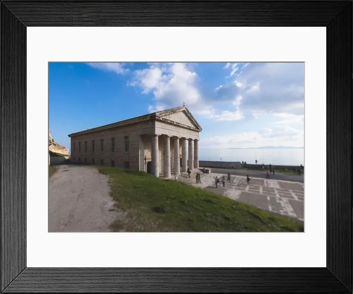 Framed Print : View of Old Venetian Fortress of Corfu Framed Print : View of Old Venetian Fortress of Corfu