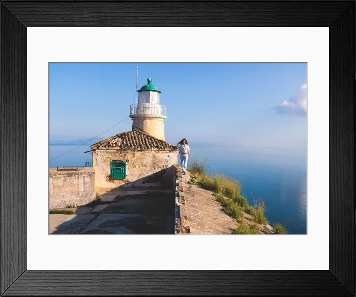 Framed Print : View of Old Venetian Fortress of Corfu Framed Print : View of Old Venetian Fortress of Corfu