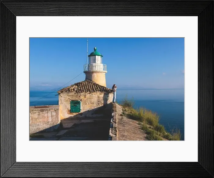 Framed Print : View of Old Venetian Fortress of Corfu Framed Print : View of Old Venetian Fortress of Corfu