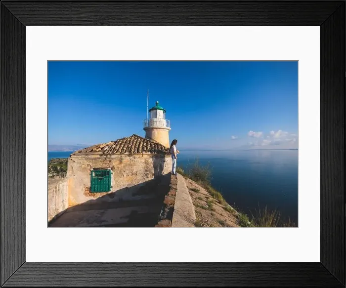 Framed Print : View of Old Venetian Fortress of Corfu Framed Print : View of Old Venetian Fortress of Corfu