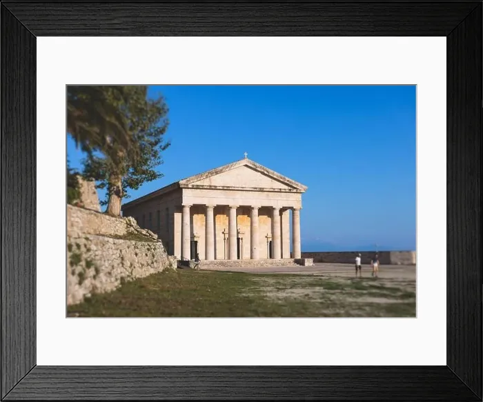 Framed Print : View of Old Venetian Fortress of Corfu Framed Print : View of Old Venetian Fortress of Corfu