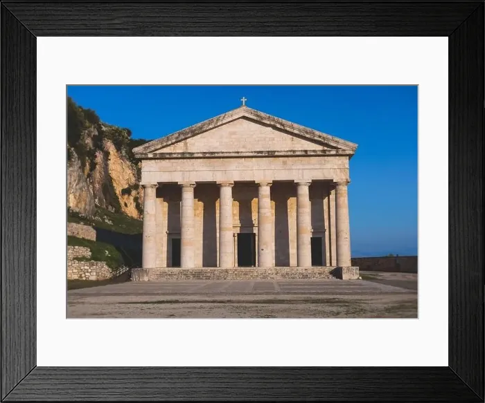 Framed Print : View of Old Venetian Fortress of Corfu Framed Print : View of Old Venetian Fortress of Corfu