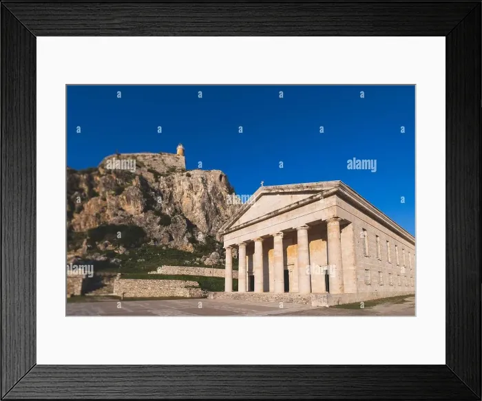 Framed Print : View of Old Venetian Fortress of Corfu Framed Print : View of Old Venetian Fortress of Corfu