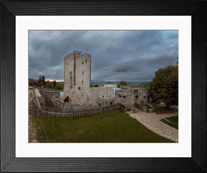 Framed Print : Historical ruins in Balaton uplands Hungary Framed Print : Historical ruins in Balaton uplands Hungary