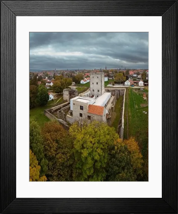 Framed Print : Historical ruins in Balaton uplands Hungary Framed Print : Historical ruins in Balaton uplands Hungary