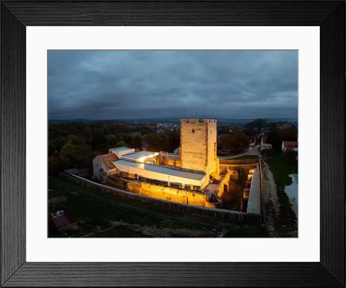 Framed Print : Historical ruins in Balaton uplands Hungary Framed Print : Historical ruins in Balaton uplands Hungary