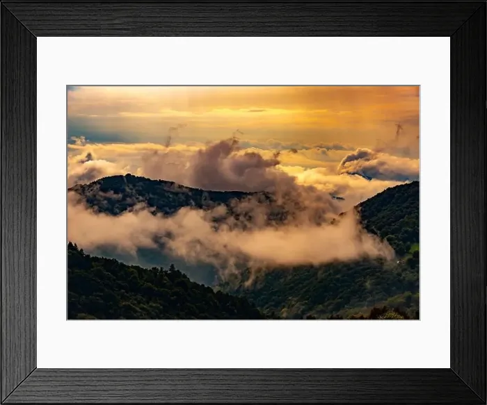 Framed Print : Beautiful Landscape with Storm Clouds and Sunlight over Swiss Mountain in Miglieglia, Ticino, Switzerland Framed Print : Beautiful Landscape with Storm Clouds and Sunlight over Swiss Mountain in Miglieglia, Ticino, Switzerland