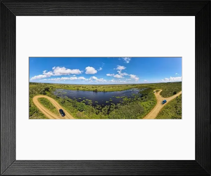 Framed Print : Landscape of Isimangaliso wetland park in South Africa Framed Print : Landscape of Isimangaliso wetland park in South Africa