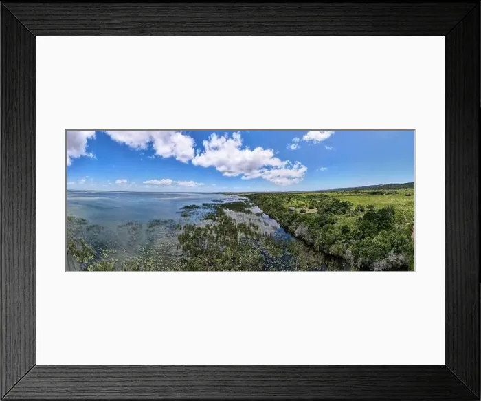 Framed Print : Landscape of Isimangaliso wetland park in South Africa Framed Print : Landscape of Isimangaliso wetland park in South Africa