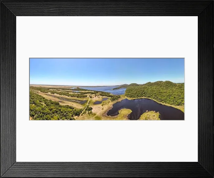 Framed Print : Landscape of Isimangaliso wetland park in South Africa Framed Print : Landscape of Isimangaliso wetland park in South Africa