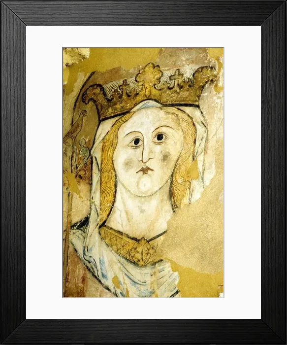 Framed Print : Horsham St Faith Priory medieval Wall painting of Saint Faith 13th century art Norfolk East Anglia England UK Saints Framed Print : Horsham St Faith Priory medieval Wall painting of Saint Faith 13th century art Norfolk East Anglia England UK Saints