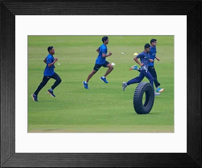 Framed Print : Taskin Ahmed, Mustafizur Rahman Framed Print : Taskin Ahmed, Mustafizur Rahman