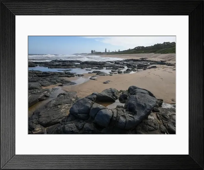 Framed Print : Drone view at Shelly beach on South Africa Framed Print : Drone view at Shelly beach on South Africa