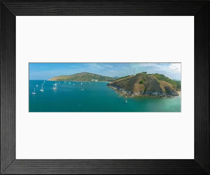 Framed Print : aerial photography above wind turbine on hilltop beside the sea near Promthep cape viewpoint creative nature Framed Print : aerial photography above wind turbine on hilltop beside the sea near Promthep cape viewpoint creative nature