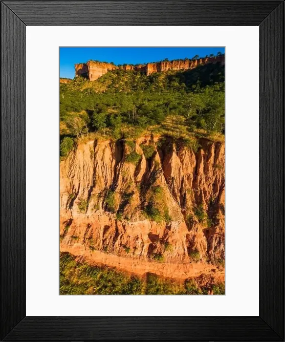Framed Print : An aerial view of the Chilojo cliffs, Gonarezhou National Park, Zimbabwe Framed Print : An aerial view of the Chilojo cliffs, Gonarezhou National Park, Zimbabwe
