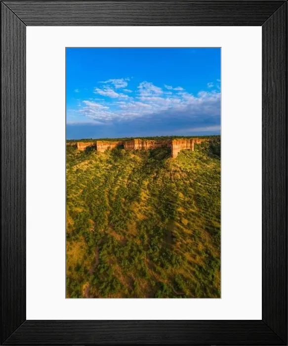 Framed Print : An aerial view of the Chilojo cliffs, Gonarezhou National Park, Zimbabwe Framed Print : An aerial view of the Chilojo cliffs, Gonarezhou National Park, Zimbabwe