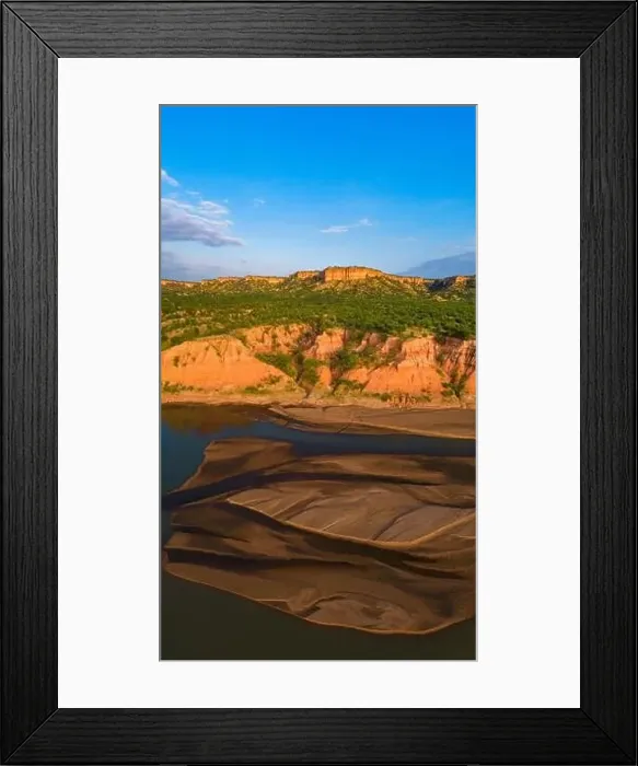 Framed Print : An aerial view of the Chilojo cliffs, Gonarezhou National Park, Zimbabwe Framed Print : An aerial view of the Chilojo cliffs, Gonarezhou National Park, Zimbabwe