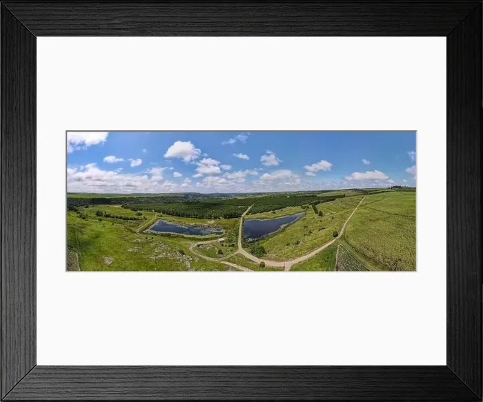 Framed Print : Drone view at Oribi gorge near Port Shepstone on South Africa Framed Print : Drone view at Oribi gorge near Port Shepstone on South Africa