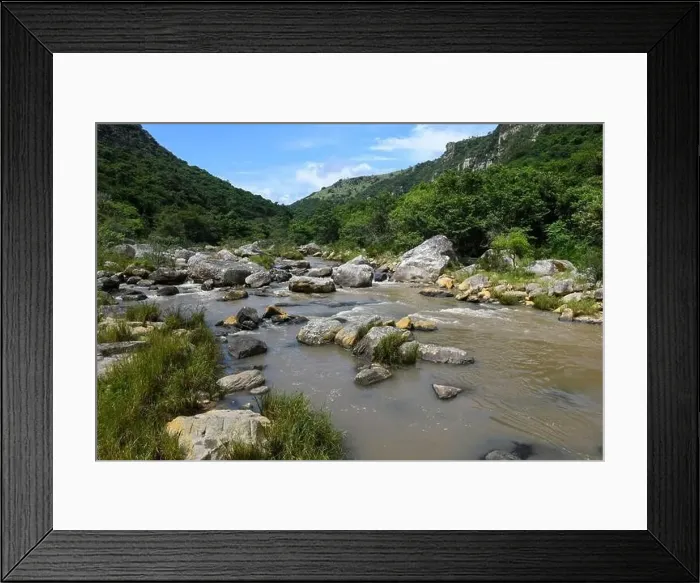 Framed Print : View at Oribi gorge near Port Shepstone in South Africa Framed Print : View at Oribi gorge near Port Shepstone in South Africa