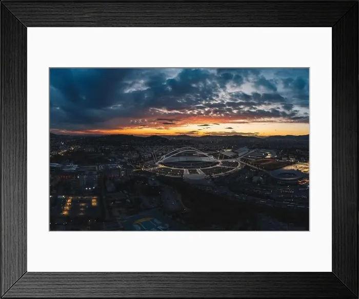 Framed Print : Oaka sunset athens greece Framed Print : Oaka sunset athens greece