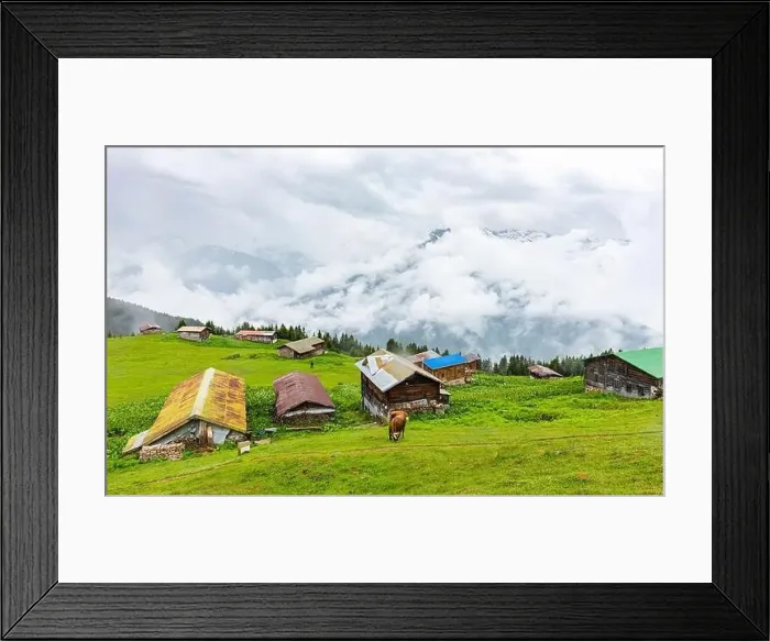 Framed Print : SAL PLATEAU in Camlihemsin district of Rize province. Kackar Mountains region. Rize, Turkey Framed Print : SAL PLATEAU in Camlihemsin district of Rize province. Kackar Mountains region. Rize, Turkey