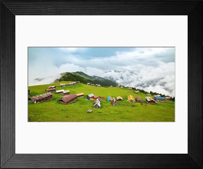 Framed Print : SAL PLATEAU in Camlihemsin district of Rize province. Kackar Mountains region. Rize, Turkey Framed Print : SAL PLATEAU in Camlihemsin district of Rize province. Kackar Mountains region. Rize, Turkey