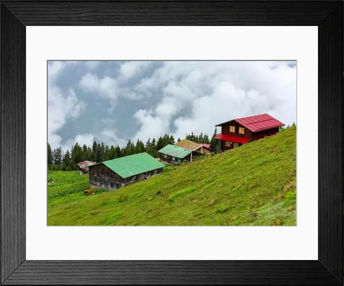 Framed Print : SAL PLATEAU in Camlihemsin district of Rize province. Kackar Mountains region. Rize, Turkey Framed Print : SAL PLATEAU in Camlihemsin district of Rize province. Kackar Mountains region. Rize, Turkey