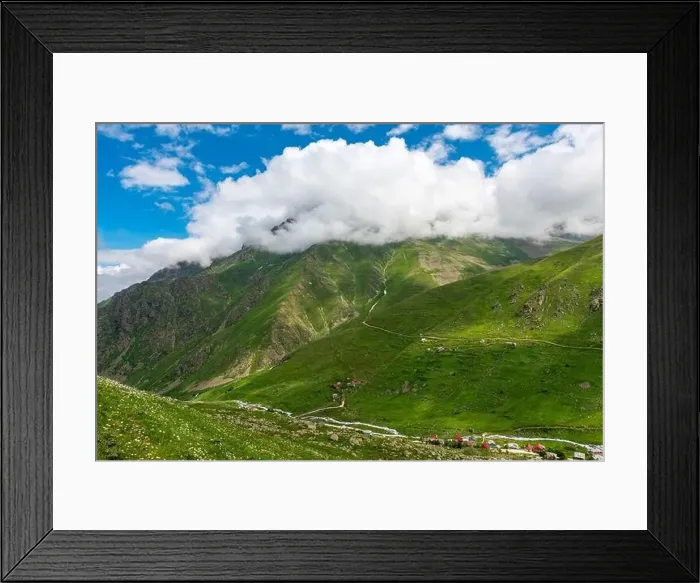 Framed Print : Cicekli Plateau in Camlihemsin district of Rize province Framed Print : Cicekli Plateau in Camlihemsin district of Rize province