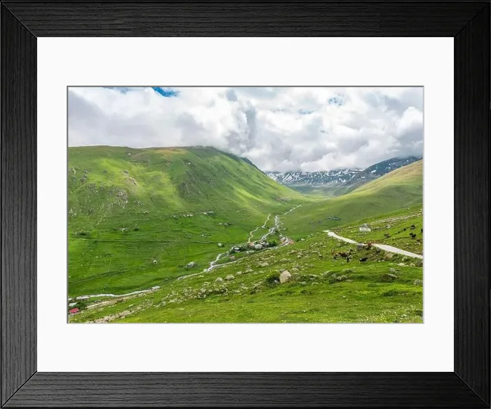 Framed Print : Cicekli Plateau in Camlihemsin district of Rize province Framed Print : Cicekli Plateau in Camlihemsin district of Rize province