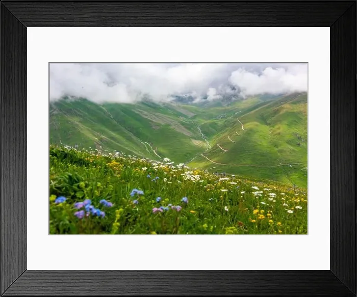 Framed Print : Cicekli Plateau in Camlihemsin district of Rize province Framed Print : Cicekli Plateau in Camlihemsin district of Rize province