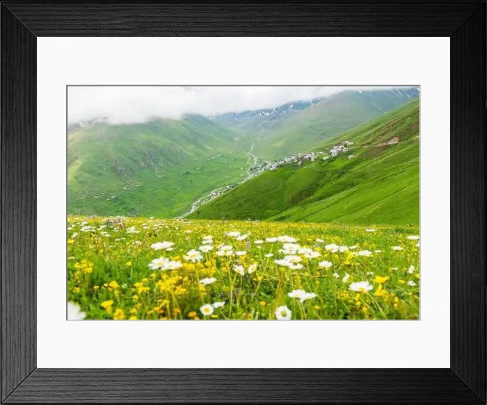Framed Print : Cicekli Plateau in Camlihemsin district of Rize province Framed Print : Cicekli Plateau in Camlihemsin district of Rize province