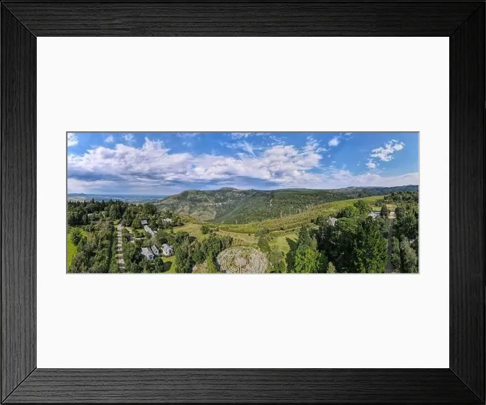 Framed Print : Drone view at the countryside of Hogsback in South Africa Framed Print : Drone view at the countryside of Hogsback in South Africa